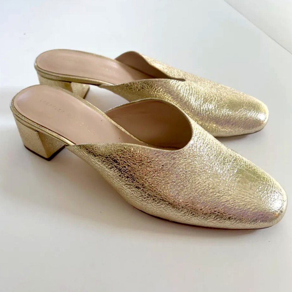 Loeffler Randall Lulu Metallic Mules